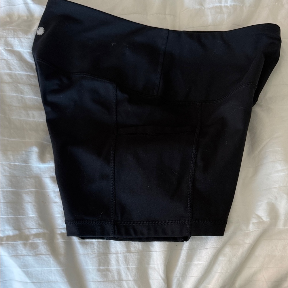 Yogalicious Black Bike Shorts - Picture 3 of 4